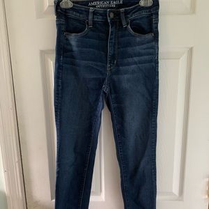 AEO super hi-rise jegging size 6